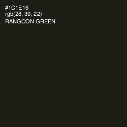 #1C1E16 - Rangoon Green Color Image